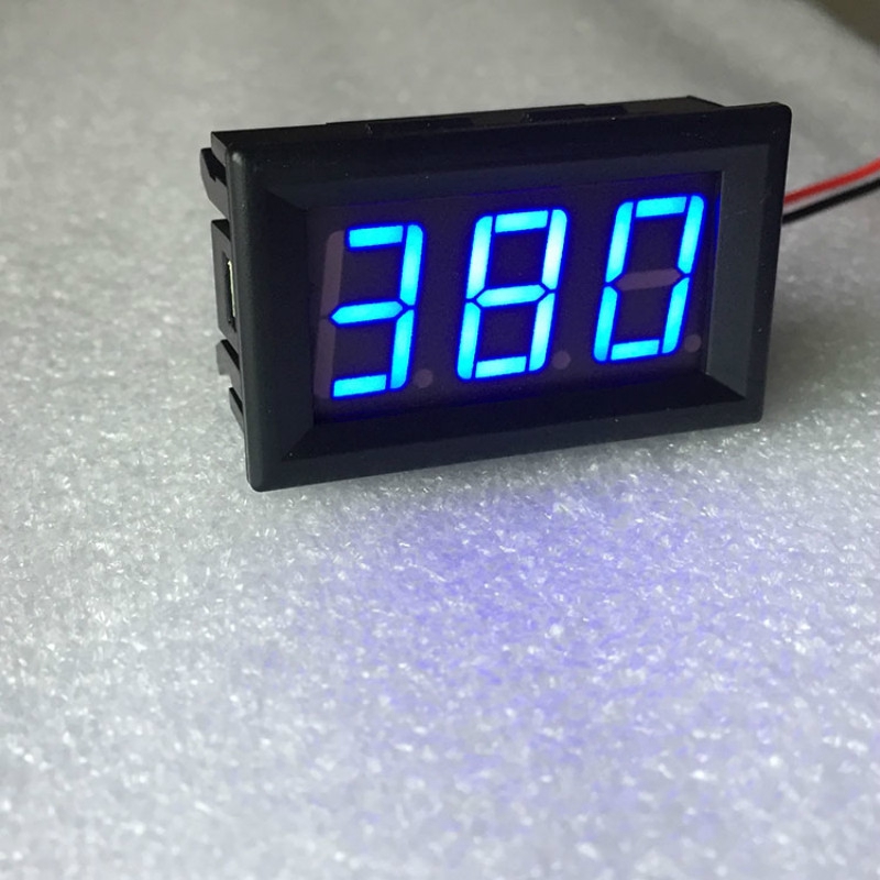 2 Wire 0.56 AC 30V-500V LED Digital Voltmeter Voltage Meter Monitor Tester For 110V 220V 380V 