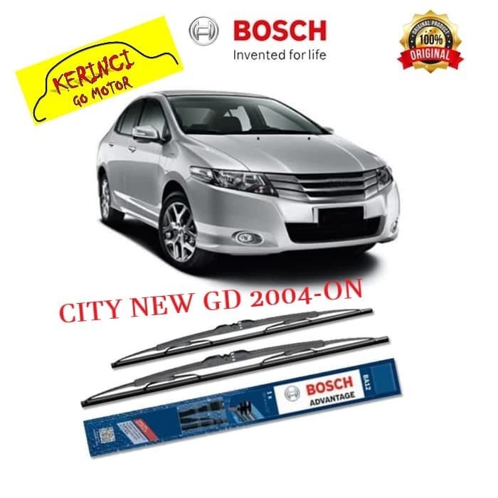 WIPER HONDA CITY NEW GD 2004-ON BOSCH ADVANTAGE 20&quot; &amp; 18&quot; SEPASANG