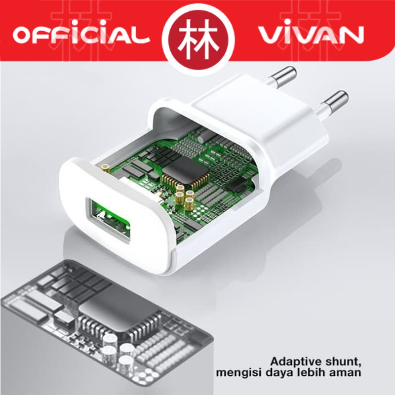 Vivan Power Oval 3.0 II 18W With a Quick Charging Data Cable 3A