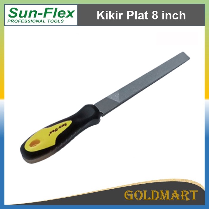 Kikir Plat 8 inch / Sun-flex Kikir Besi