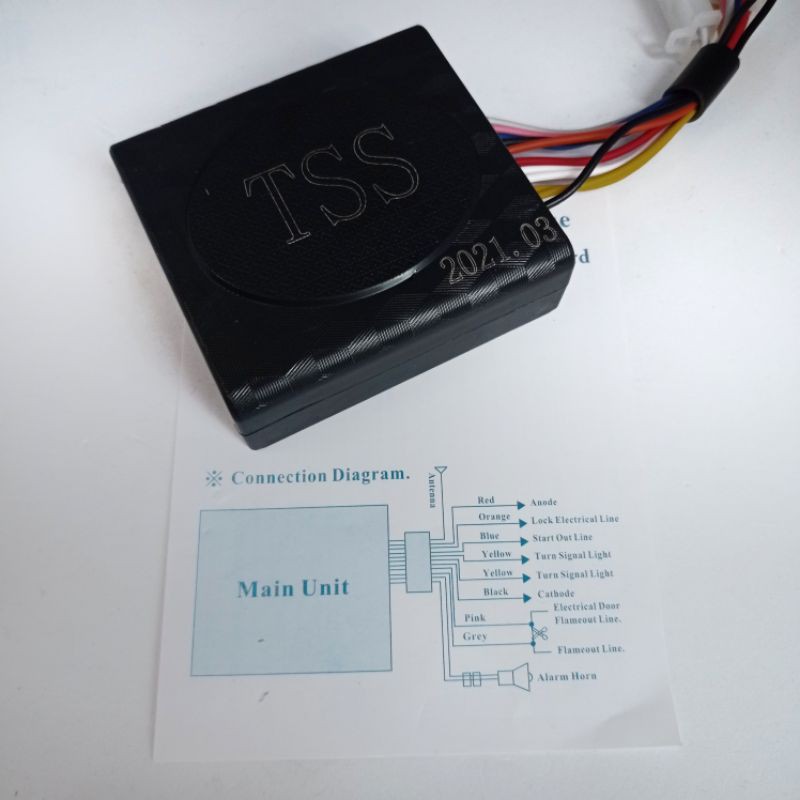 MOTORCYCLE ALARM SYSTERM/ALARM MOTOR/KUNCI MOTOR ALARM SISTEM/KUNCI REMOT MOTOR UNIVETSAL TSS/ALARAM-2