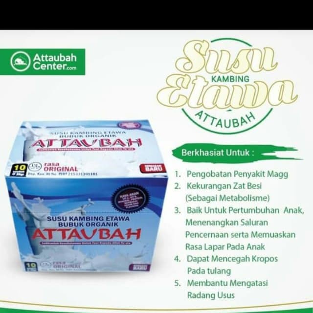 

susu kambing etawa attaubah original susu kambing etawa