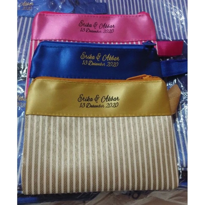 Souvenir Pouch/ Dompet Salur Mini + Sablon