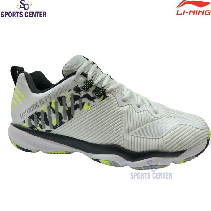 TERBAIK Sepatu Badminton Lining Ranger 4.0 / IV TD AYTQ 053 / AYTQ053-1 White