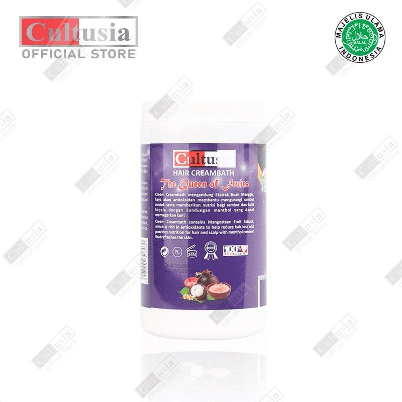 CULTUSIA HAIR CREAMBATH KULIT MANGGIS 1000ML