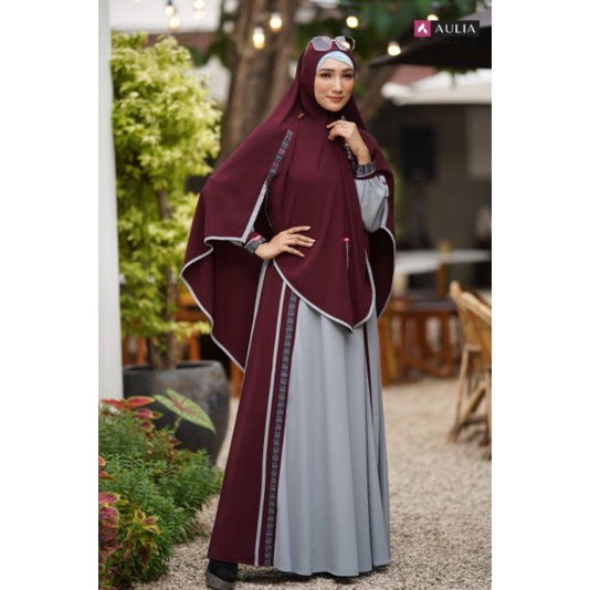 Aulia Fashion Set Gamis Kirei Ocean Pennsylvania Original