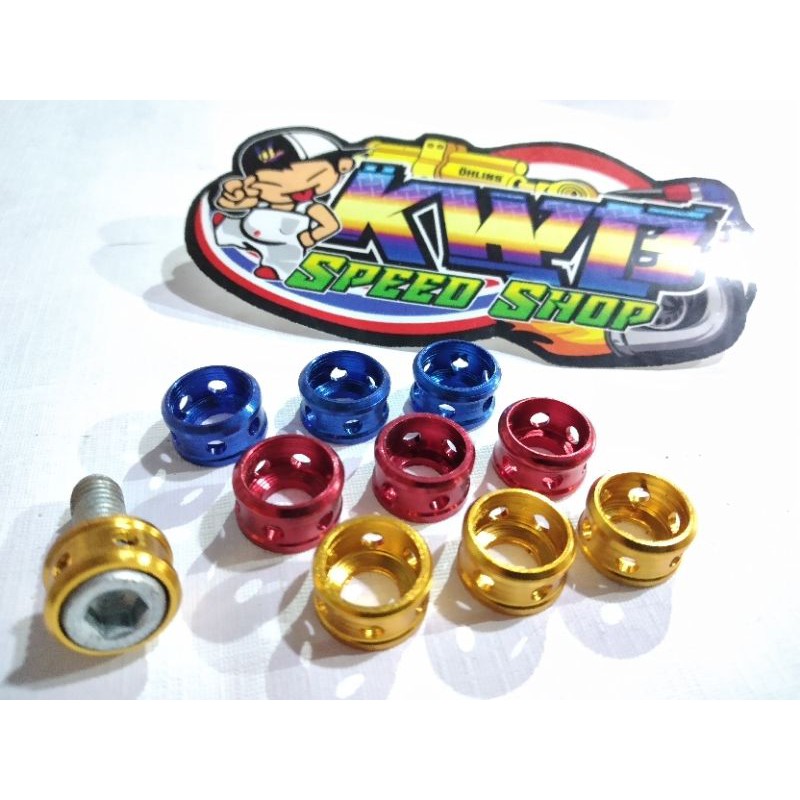 Ring monel gelombang lubang kunci L5 drat 10 m6