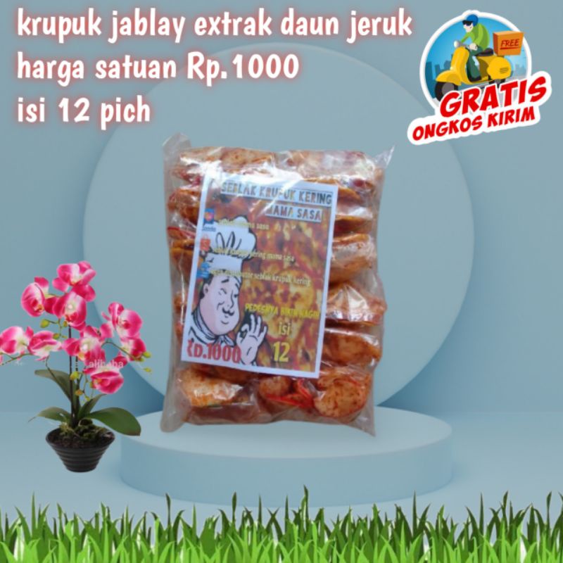 

sebring / seblak kering pedas / extra daun jeruk isi 12 pich