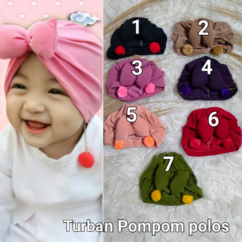 TURBAN BAYI PEREMPUAN/ BANDANA BAYI/ CIPUT BAYI