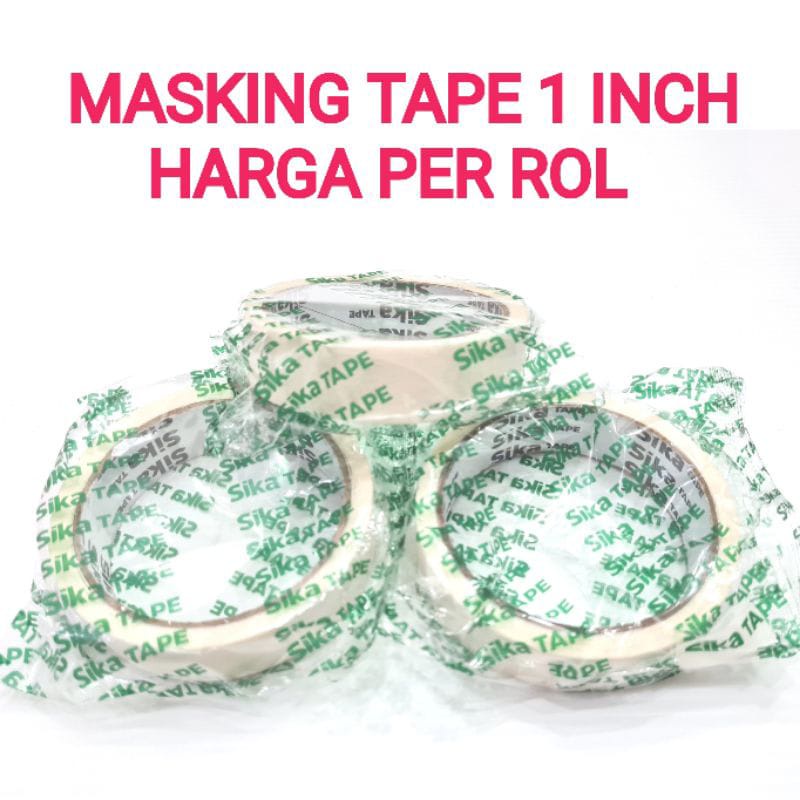 

Masking Tape Sika 1" Lakban Kertas