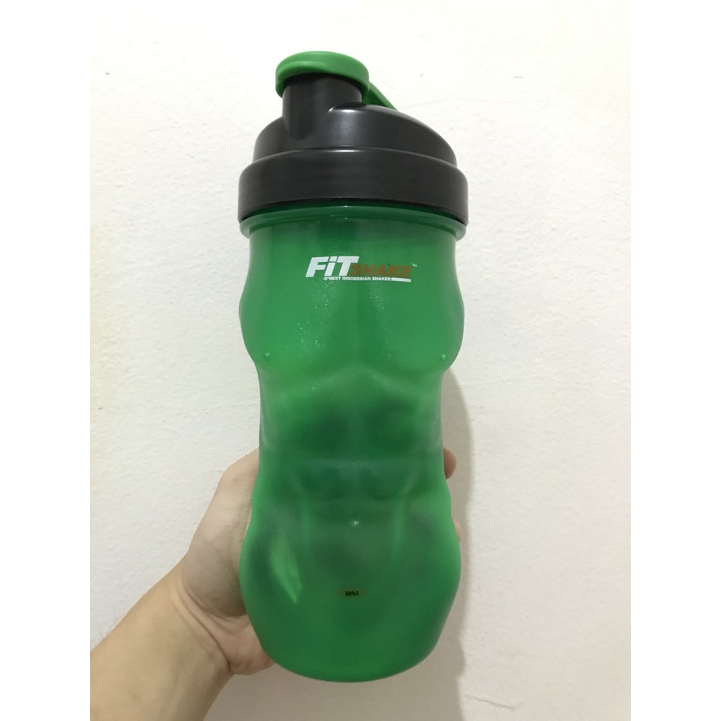 Fitshake Shaker Muscle Fitness Bottle Botol Minum Gym Tumbler