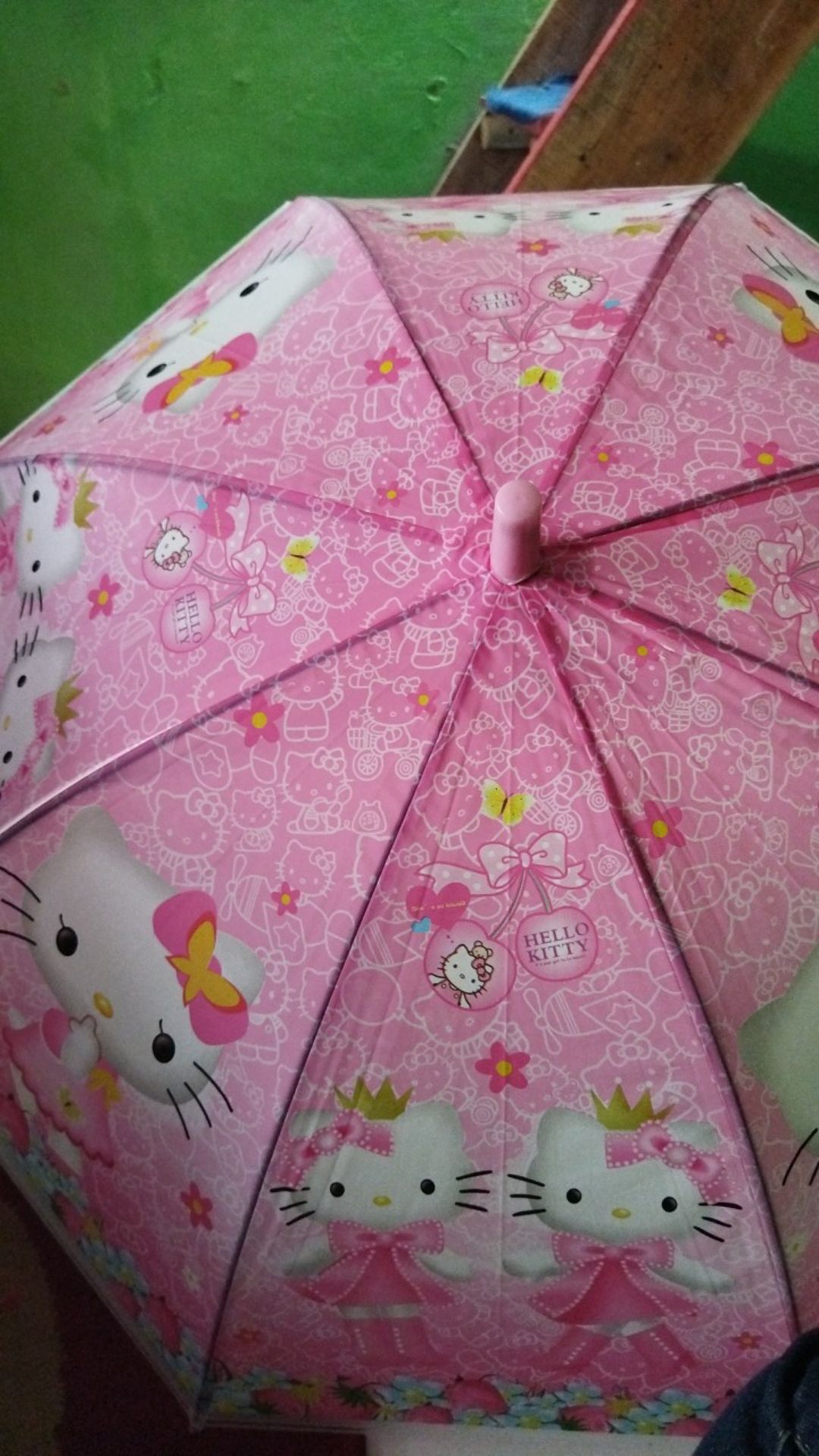 Payung Anak Hologram Karakter Lucu Cewe Cowo Bahan Pvc Plus Pluit