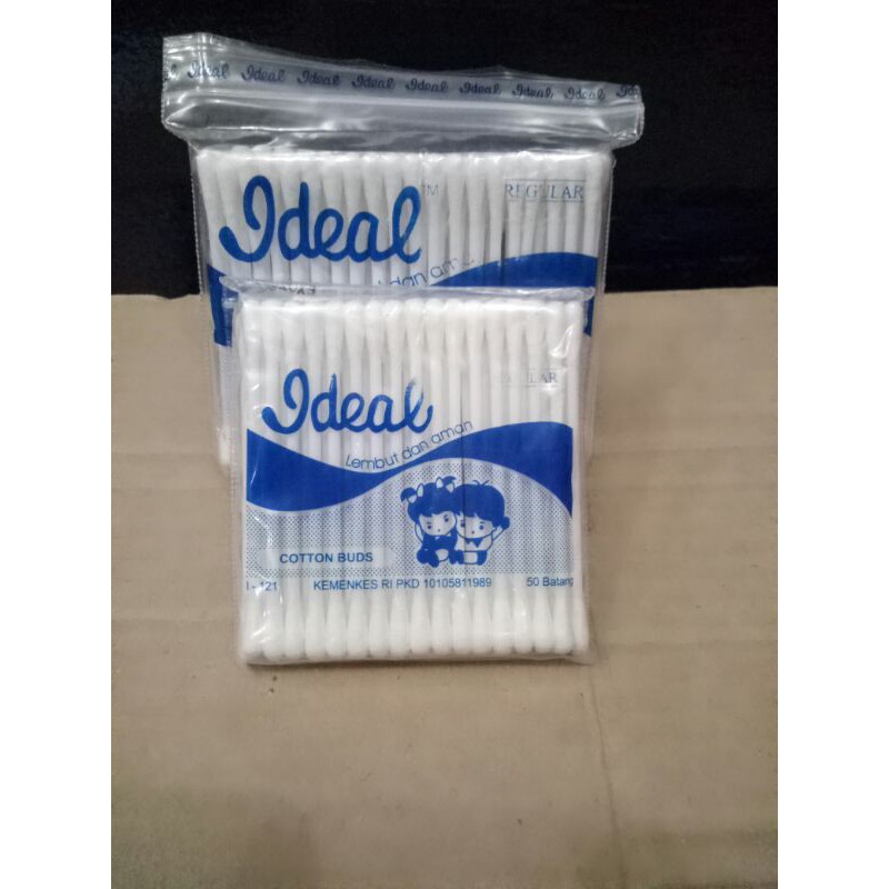 Ideal cotton buds regular 100pcs/50pcs