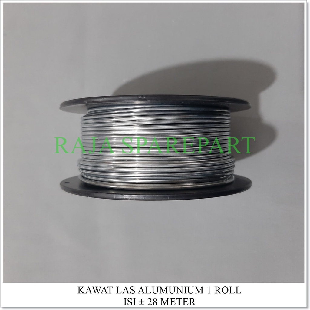 [HARGA 1 ROLL] Kawat Las Alumiunium / Kawat Las Evapurator ( tersedia meteran )