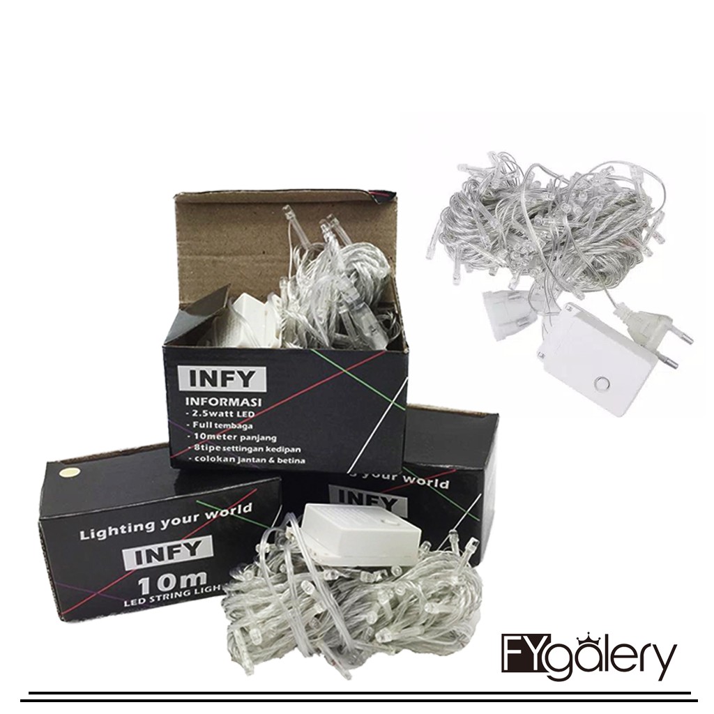TUMBLR INFY LED 10 METER PACKING BOX LAMPU LED DEKORASI TUMBLR INFY LED 10 METER PACKING BOX LAMPU LED DEKORASI