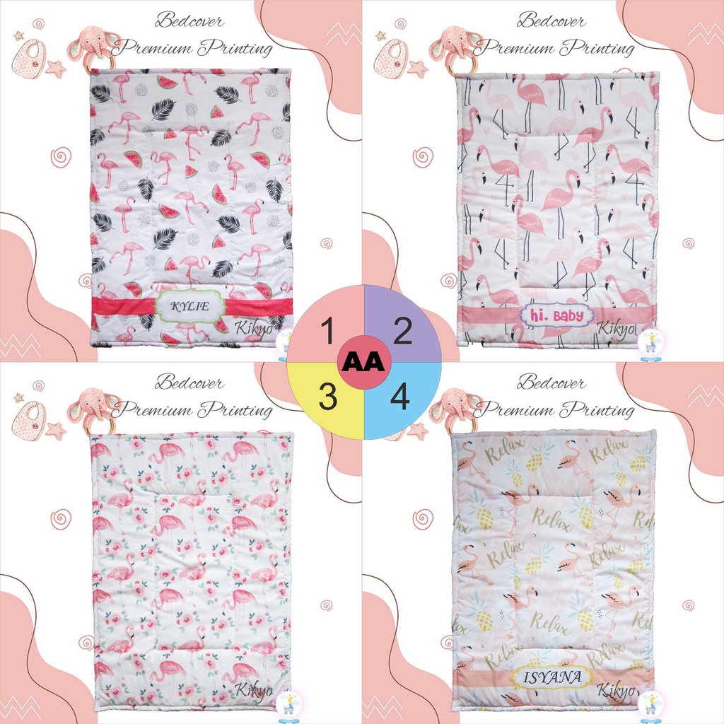 Selimut nama bayi / bedcover nama bayi premium printing / selimut topi bayi / hoodie blanket baby / hoodie blanket bayi