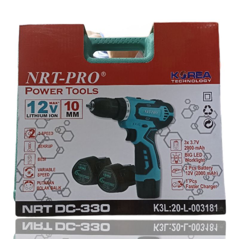 NRT-PRO MESIN BOR BATERAI