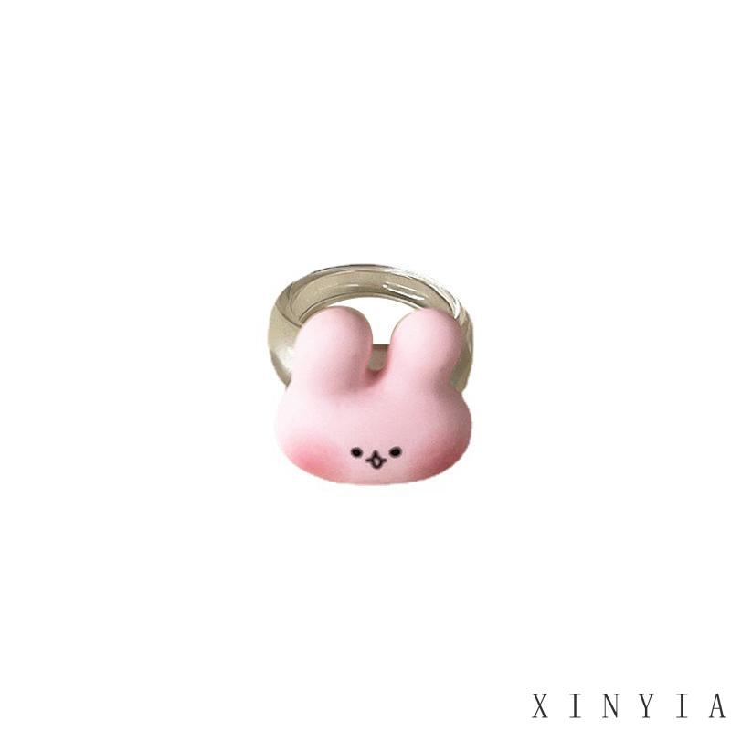 Xia.id Cincin Anak Perempuan Desain Hewan Domba / Kodok Lucu Gaya Harajuku