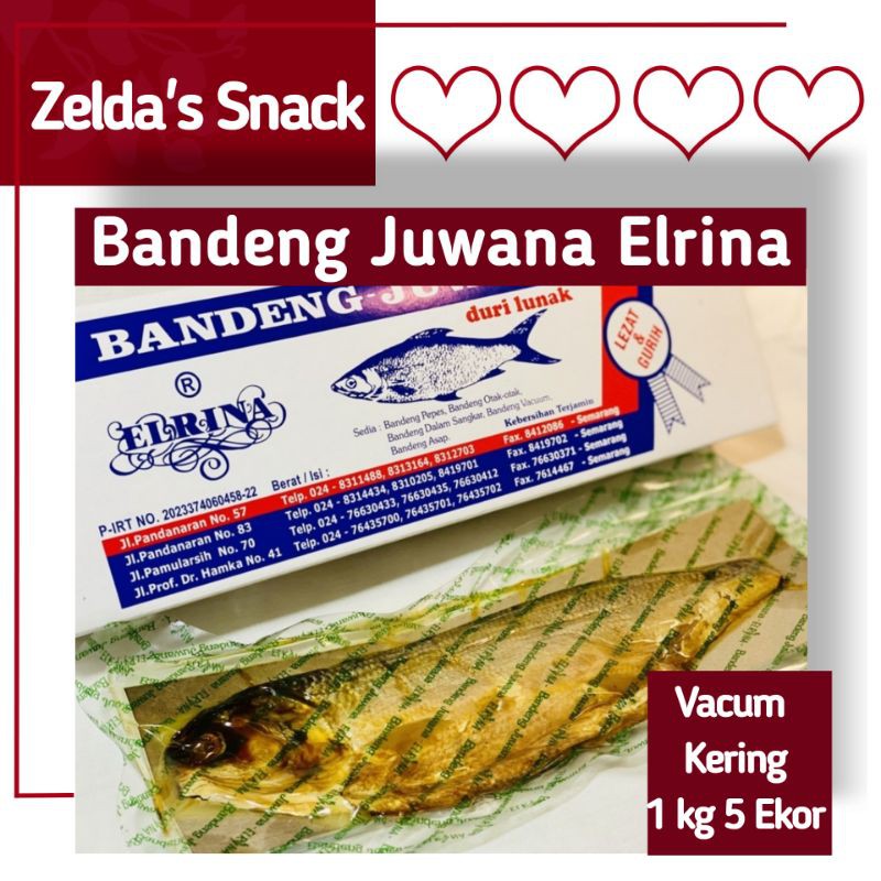 

Bandeng Presto Juwana Elrina Semarang Vacuum Kering 1 kg isi 5 ekor