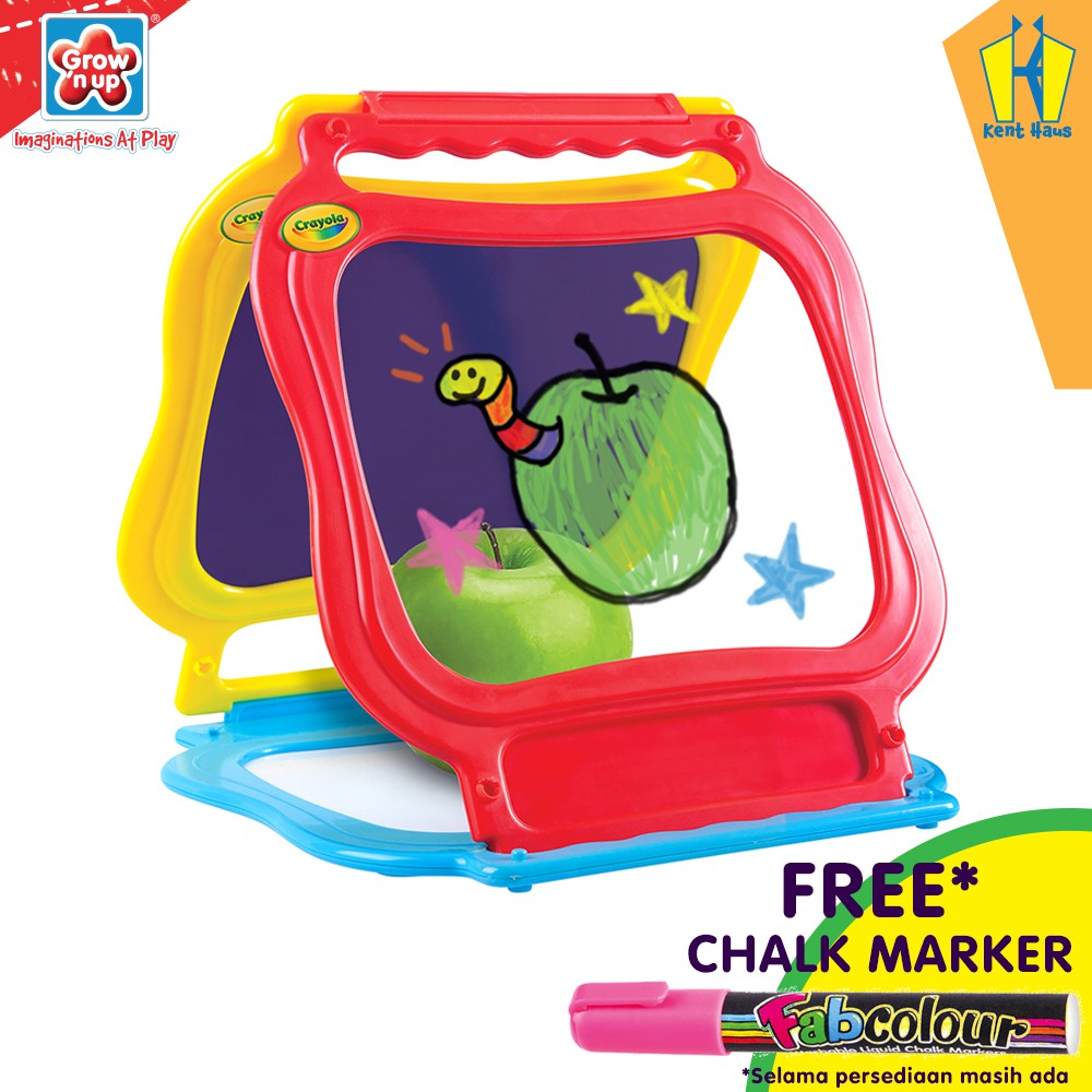 

Crayola Papan Tulis - 5-in-1 Creative Fun Tabletop Easel / GNU-5098