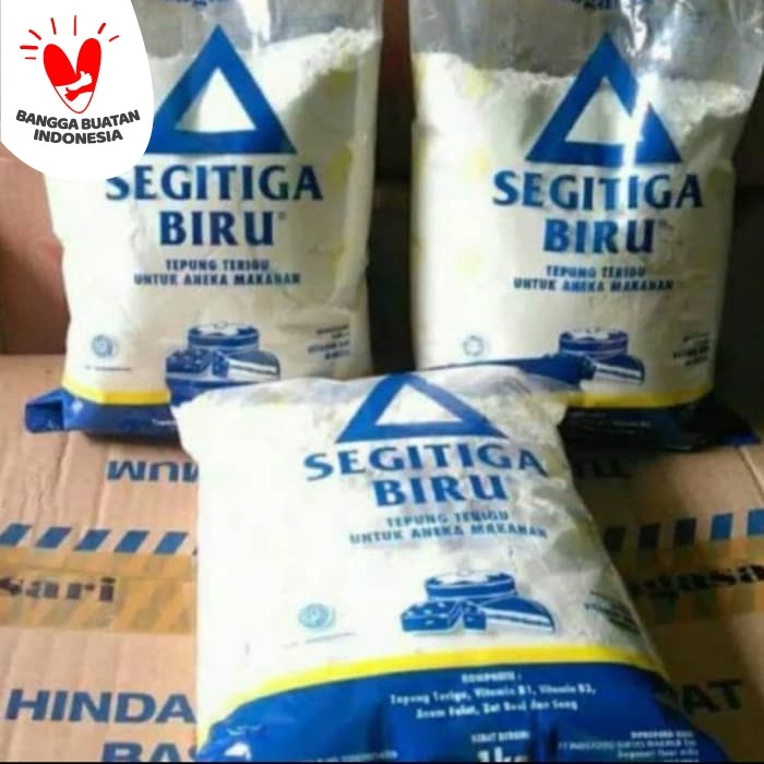 

gtg2011bb Tepung Terigu Segitiga Biru 1 Kg, Gojek Or Grab Only...1 Karton Isi 12 Da01D100