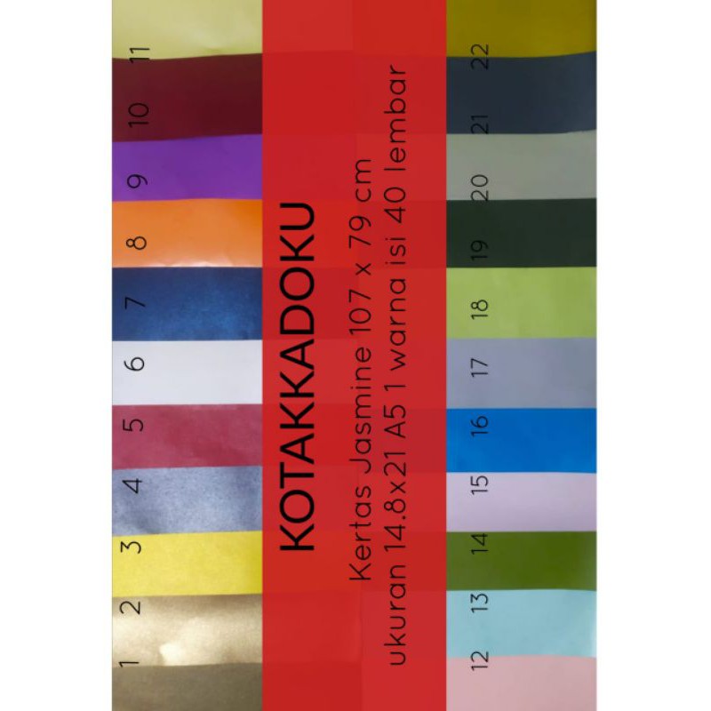 

Kertas Plasma/jasmine ukuran A4 21x30 180gram