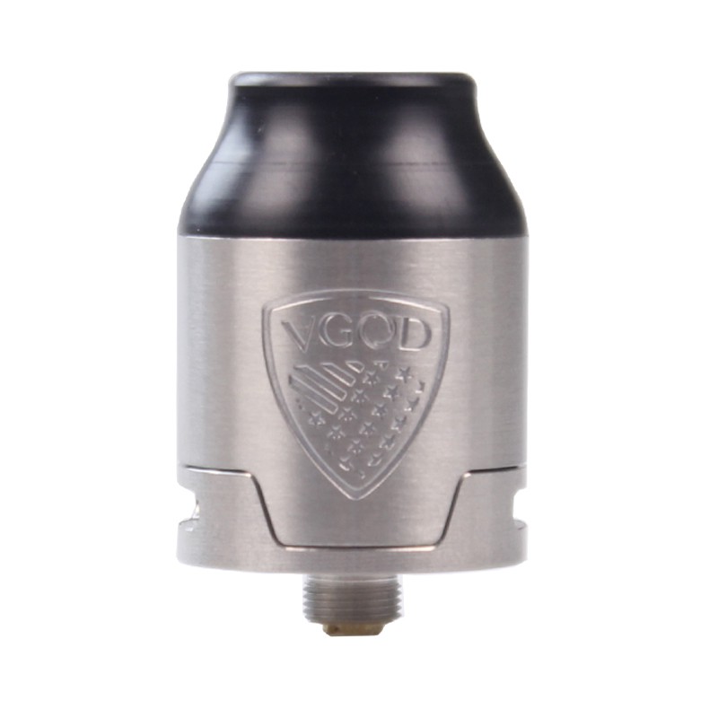 VGOD Elite 24 RDA Atomizer - SILVER [Clone]  - rokok elektrik / vape