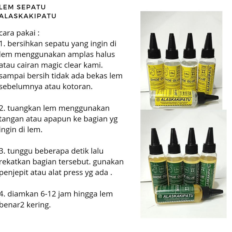 

Serba Murah 6TD Lem sepatu magic glue untuk reglue lem bening 82 Ready Stock