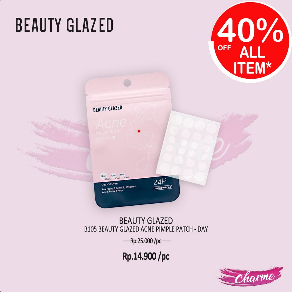 (READY &amp; ORI) Beauty Glazed Acne Pimple Patch Day Night B105 B 105