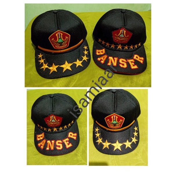 TOPI BANSER JARING WARNA HITAM