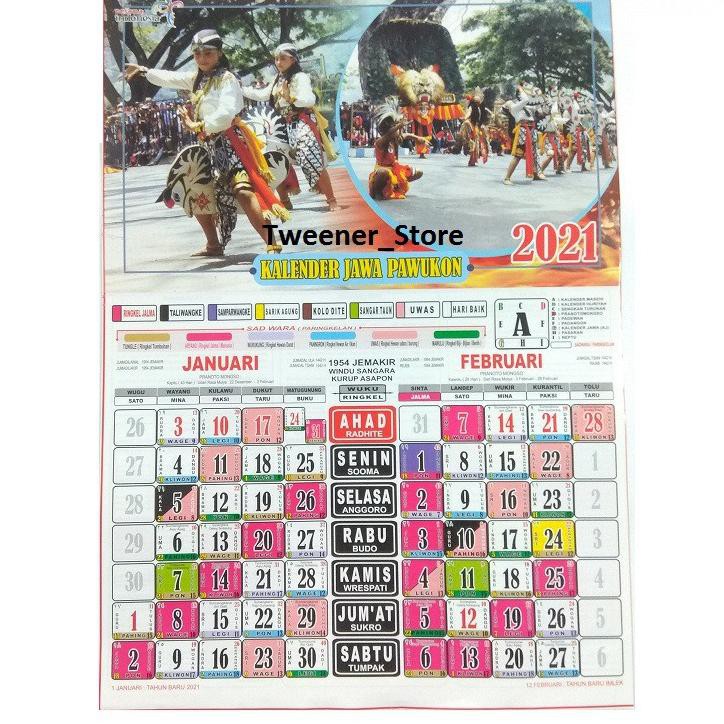 Ready GP9 Kalender Jawa 2021 Candrasengkala - Pawukon LS L8C