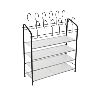 INFORMA BOSTON 4TIER SHOE RACK - Hitam