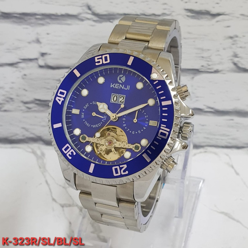 JAM TANGAN OTOMATIS PRIA ORIGINAL KENJI 323 CHRONOGRAPH