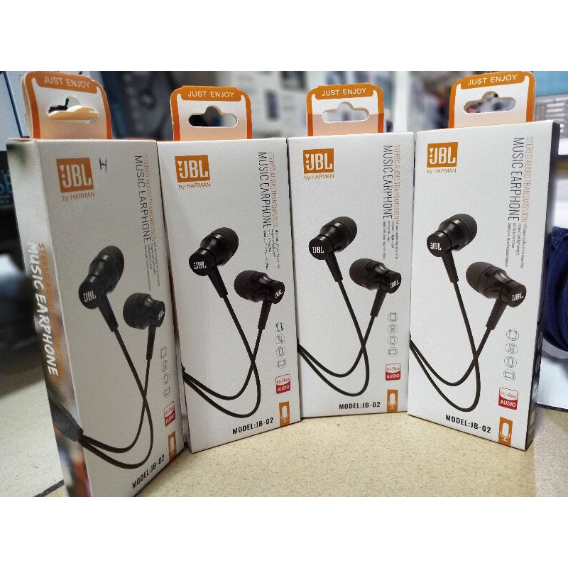 Headset JBL by Harman JB02 Earphone Handsfree JBL JB02 Earphone