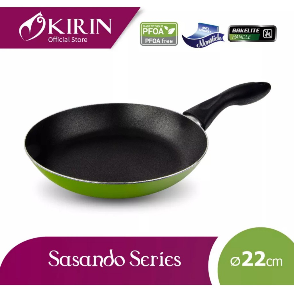 Frypan Teflon Kirin Sasando 22 cm Penggorengan Teflon Kirin 22cm Wajan Kirin Non Stick