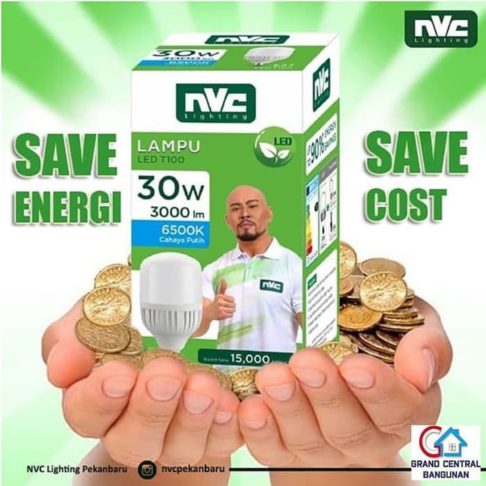 Lampu LED NVC Bohlam LED 30 Watt