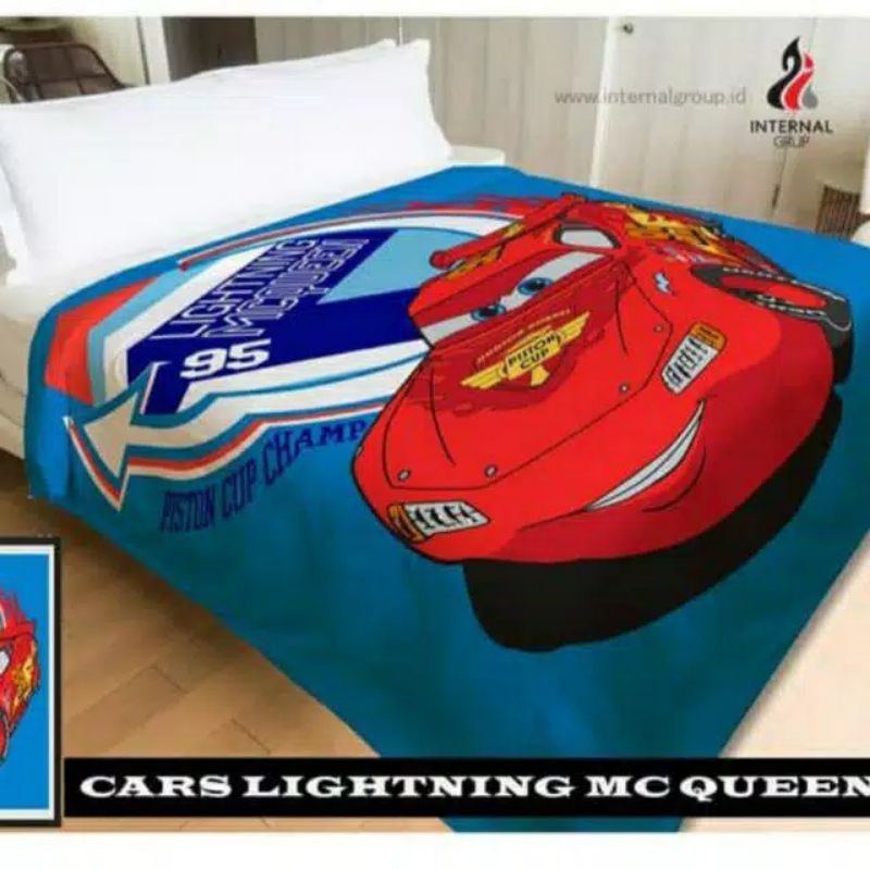 Selimut INTERNAL CARS 160X200 Lembut tebal