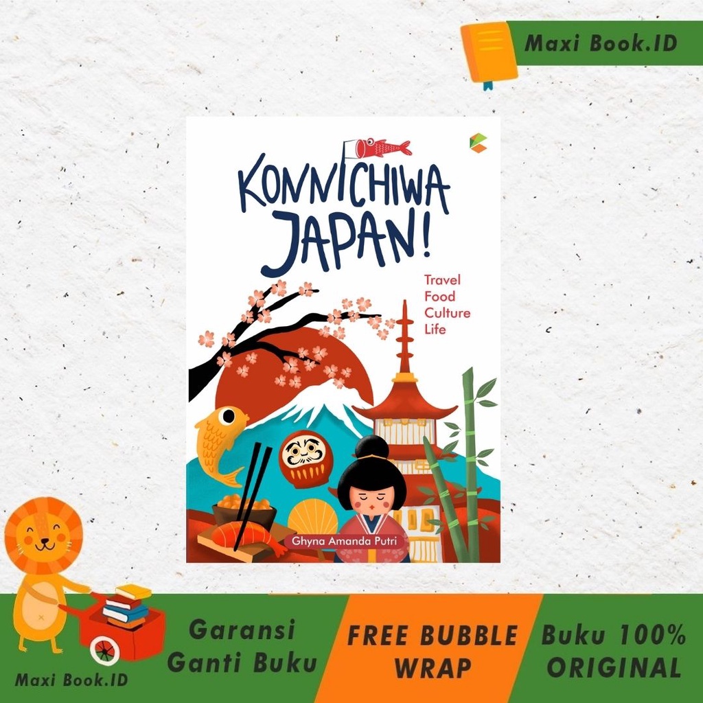 Promo / Buku Sejarah / Buku Travelling / Buku Jepang  : Konichiwa Japan