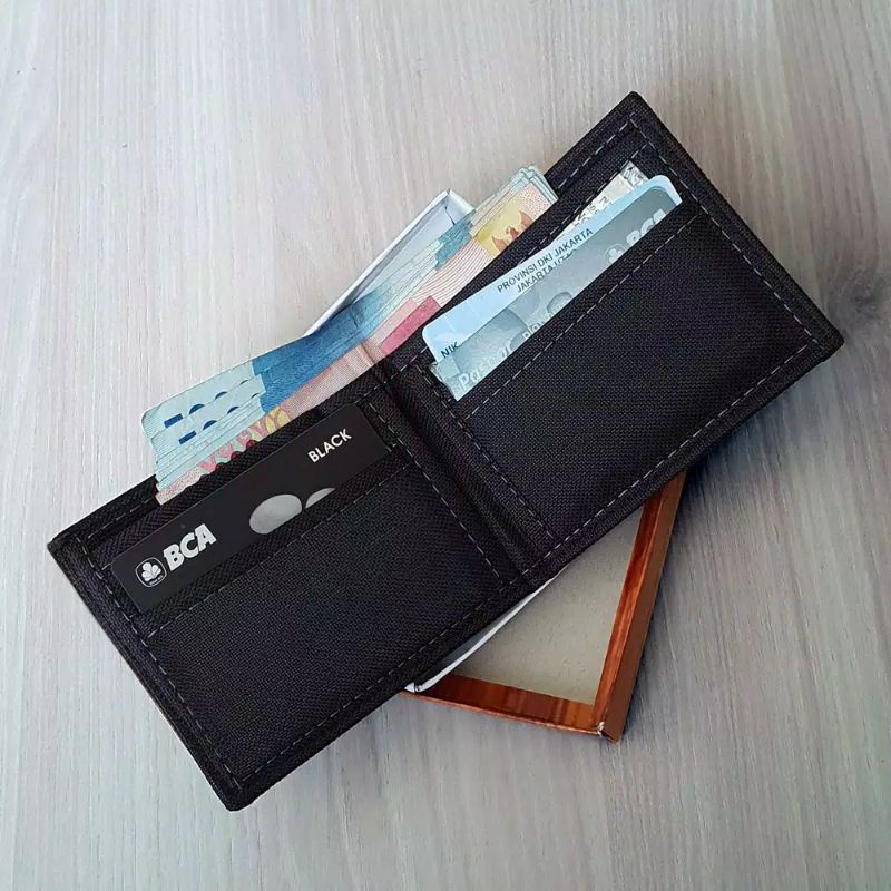 Dompet Pria BRANDED + Box Dompet Kulit Sintetis Lipat Murah Tebal-1