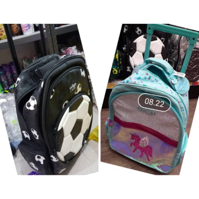 Trolley bag Smiggle (Black White Ball & Tosca Unicorn)
