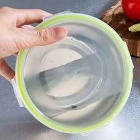 CEO Toples Makanan Sealware Makanan Multifungsi Kontainer Makanan - Bulat