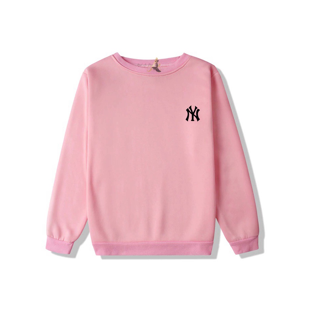 SWEATER OVERSIZE CREWNECK NY STREETWEAR  SWEATSHIRT PRIA DAN WANITA