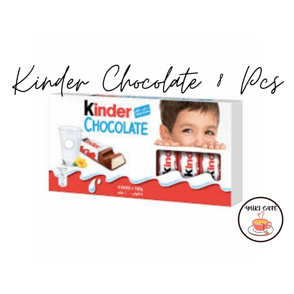 

COKELAT - KINDER CHOCOLATE 8 PCS