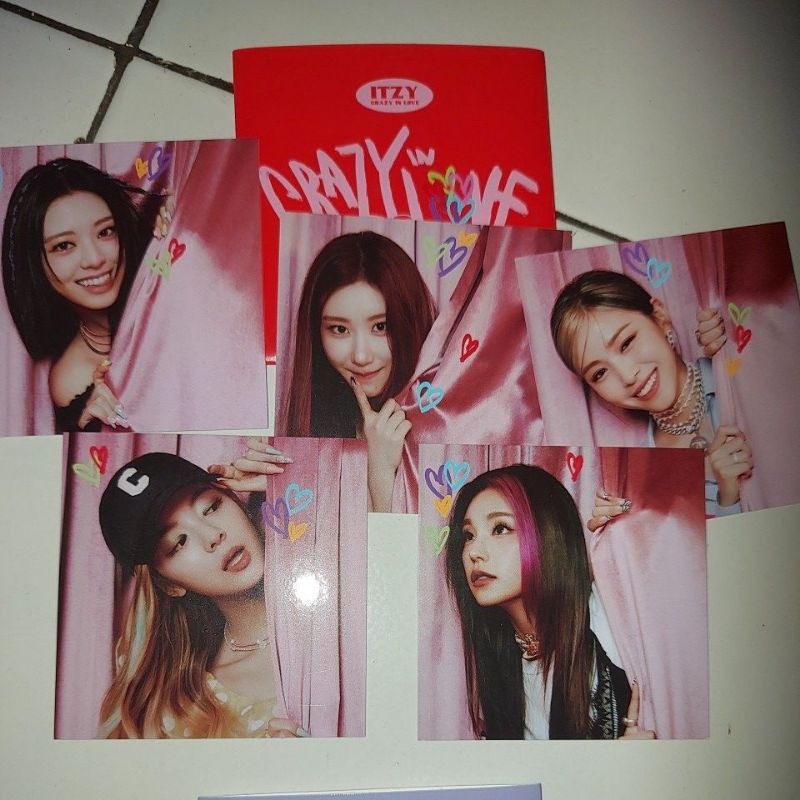 Postcard mini ITZY 'Crazy in Love'