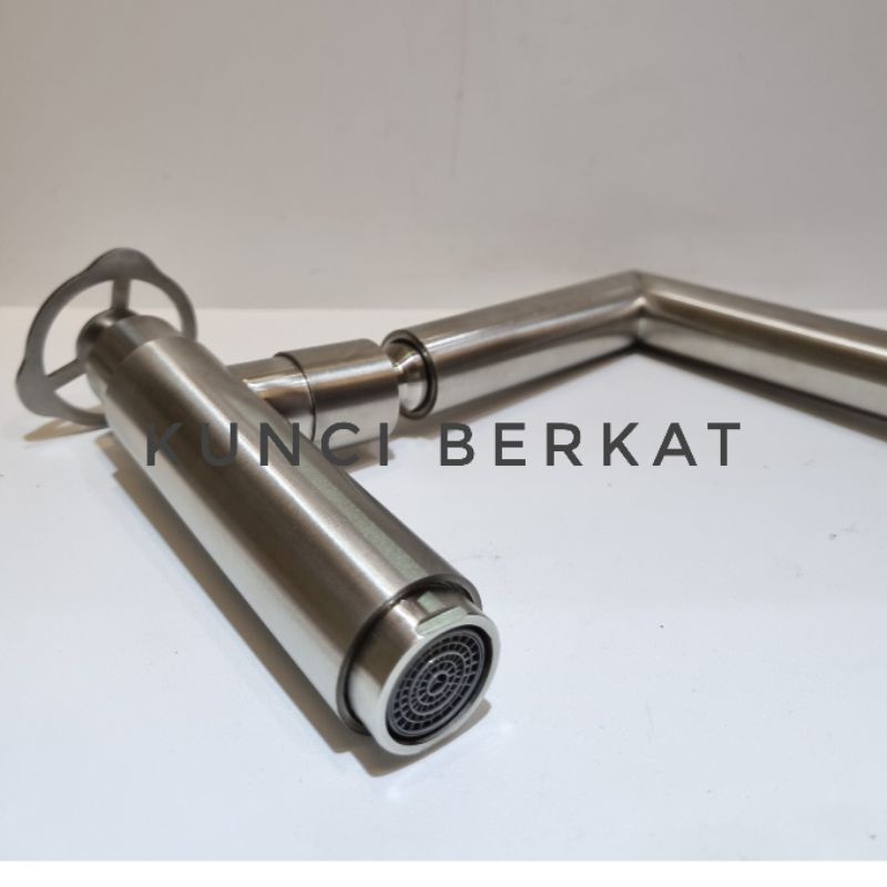 Kran Cuci Piring Stainless/Kran Cuci Tangan/Sumber air dari Meja atau Bawah