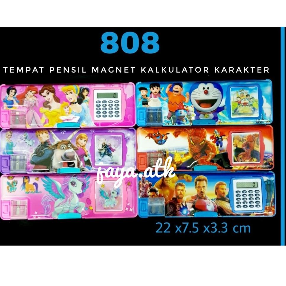

[CI318] TEMPAT PENSIL MAGNET KALKULATOR DUA SISI KOTAK PENSIL MAGNET KALKULATOR TEMPAT PENSIL KARAKTER ANAK ✬ 11