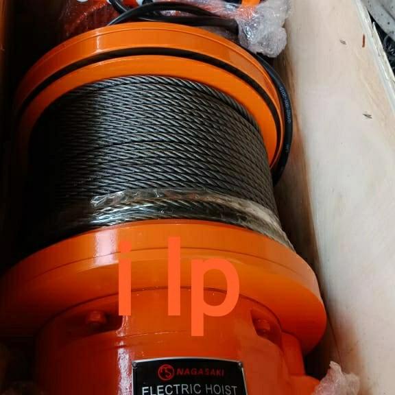 Swaa | Winch Electric Wire Rupe 2 Ton X 100 Meter Electric Hoist Nagasaki
