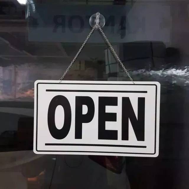 

Papan Open / Close tempel High Quality - Papan Open / Close Akrilik