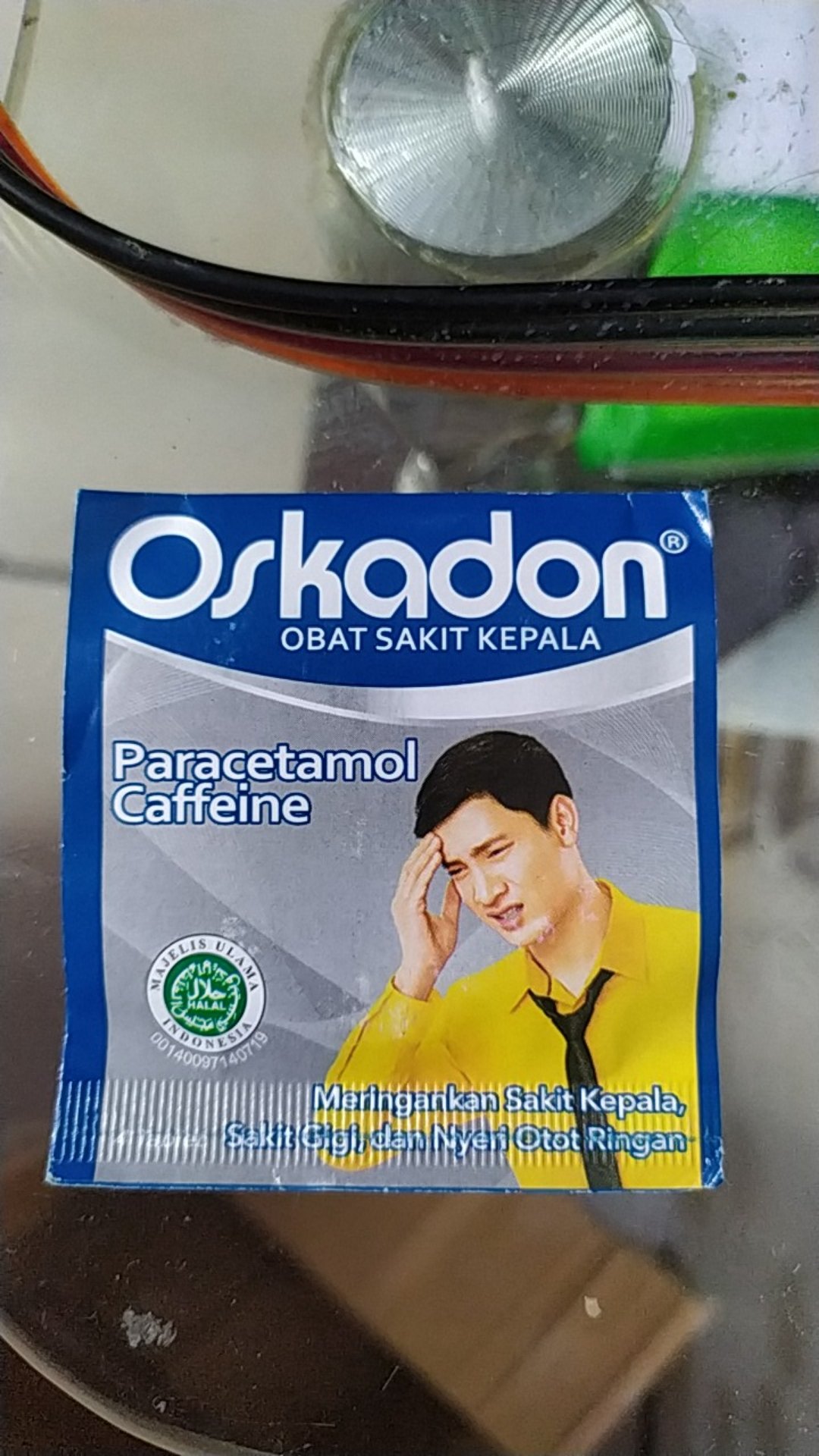 Obat Sakit Kepala/oskadon Biru [jual 1 Strip Isi 4 Tablet]
