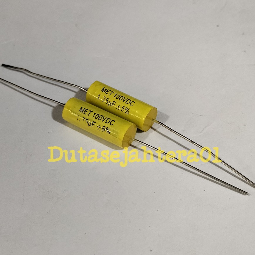 CAPASITOR NON POLAR MET 1,75UF 100V DS